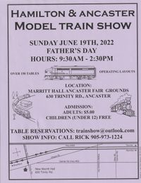 Hamilton & Ancaster Model Train Show 