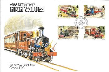 FDC 1988 high definitives

