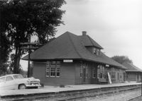 4 Port McNicoll town station. 1965. Al Paterson Collection