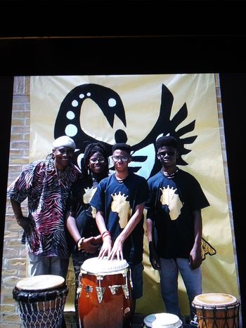 Roots Project drummers
