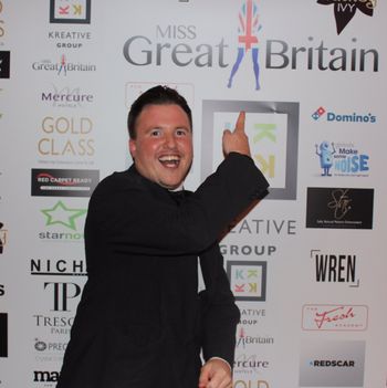 Paul Manners at the Miss Great Britain 2016 [Pic: Essex TV]]
