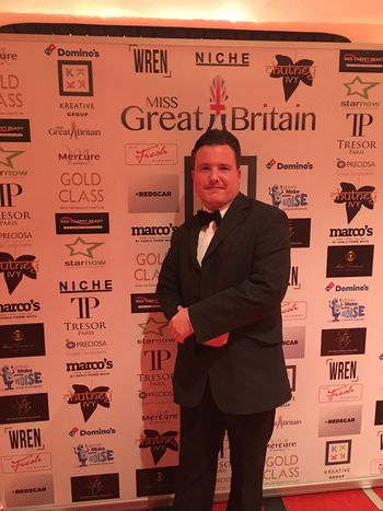 Paul Manners at the Miss Great Britain 2016 [Pic: Lucky Seven Management]
