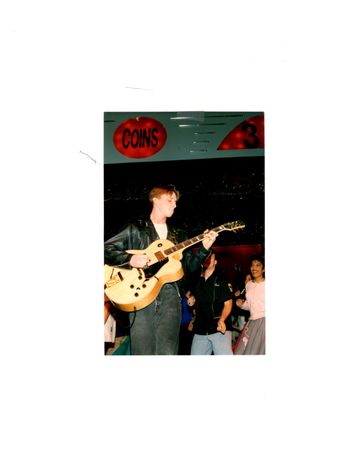 Opening the show, "Rock n' Roll Revival" #25 at Sherwood High School. 1996.
