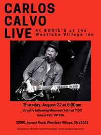 Carlos Calvo Live at Bogie's at the Westlake Village Inn