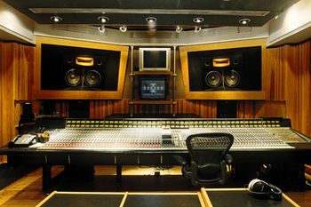 Mix room for some of the songs at Henson
