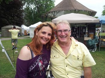 Me and Ted at Canterbury Folk Festival
