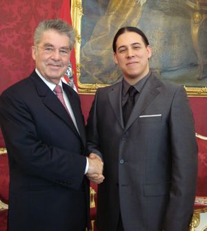 with the honorable Dr.Heinz Fischer, 
President of the Republic of Austria