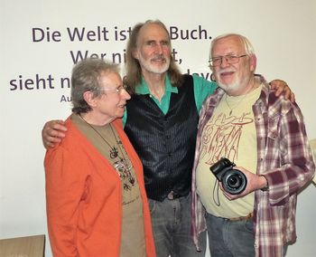 with Jochen Pfeiffer and his wife.
