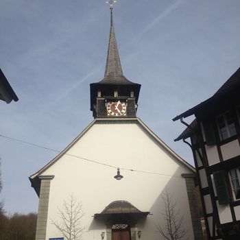 1120 The Church by the castle, Laupen
