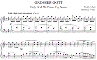 GROSSER GOTT_Piano Solo