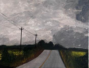 "Road to Nowhere", acrylic
