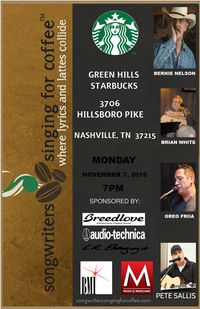 "Songwriters Singing For Coffee" ®