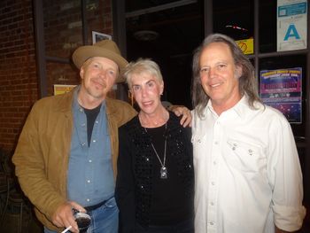 with Dave Alvin and Carol Gale in Covina
