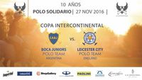 Copa intercontinental de polo a beneficio entre Boca Jrs. y Leicester