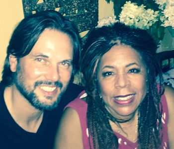 with Valerie Simpson (Ashford and Simpson)
