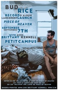 Bud Rice Launches Second Record: Piece of Heaven at Petit Campus