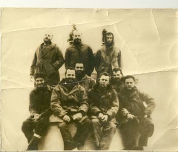 Pete (top, center) in the Antarctic
