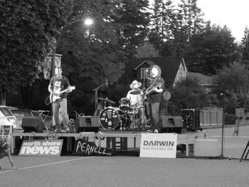 Outdoor Stage in Edgemont Village, North Vancouver
