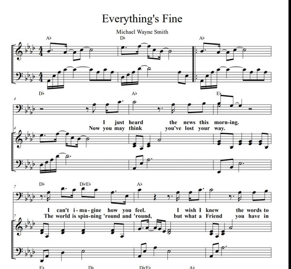 Michael Wayne Smith Sheet Music