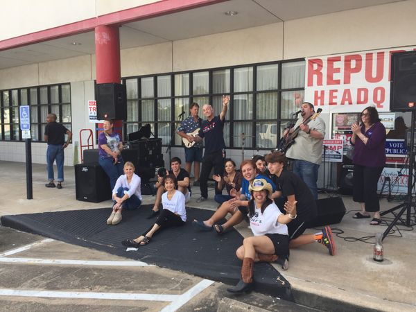 Band PETERBILT performing at the Republican Party (GOP) Headquarters in Houston, TX just before the election of President Donald J. Trump.  Circa 2016.