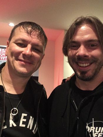 With Ray Luzier
