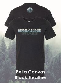 Breaking Grass Logo Shirt in Color: Black Heather 