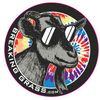 Breaking Grass Cool Goat Stickers (4 Options)