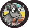Breaking Grass Cool Goat Stickers (4 Options)