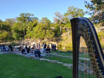 a lovely SPRING wedding in the Hill Country at a Walters Wedding Venue, Led Zeppelin themed
