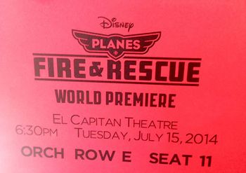 Disney's Planes: Fire & Rescue World Premiere
