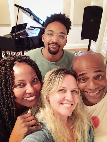 With Amy Keys, Dorian Holley and Jordan Rogers.

