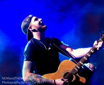 Taylor Abram from James Barker Band Opening for Dean Brody's Beautiful Freakshow in London at Budweiser Gardens Photography by Kim Cyr https://nowandthenmagazine.com
