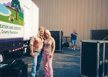 Me and my Dad backstage before one of my shows
