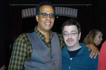 After the gig w/Stanley Clarke
