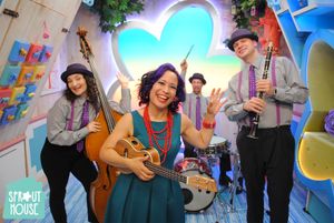 Lucy Kalantari & the Jazz Cats on Sprout House, Universal Kids