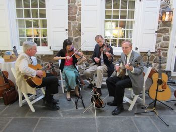 Run of the Mill String Band playing for a wedding reception at Appleford, Villanova, PA
