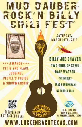 Luckenbach, TX Rock'n Billy Chili Fest
