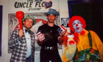 Clowning around with Uncle Floyd and Crusty the Clown
