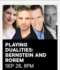 Playing Dualities: Bernstein and Rorem