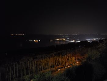 Sea of Galilee at night
