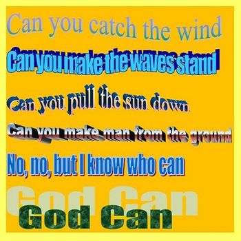 God can
