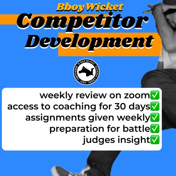 Competitor Development (online only)
