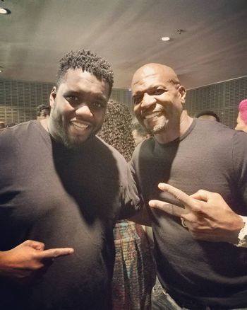 Hanging w/ Terry Crews after the closing night show
