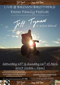 Jeff Tynan trio - Brown Brothers Winery "Easter Family Festival"