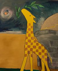 Peace Giraffe (SOLD)