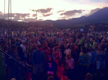 Big Sky Montana with FP - 3,000 in the crowd strong, fun night!
