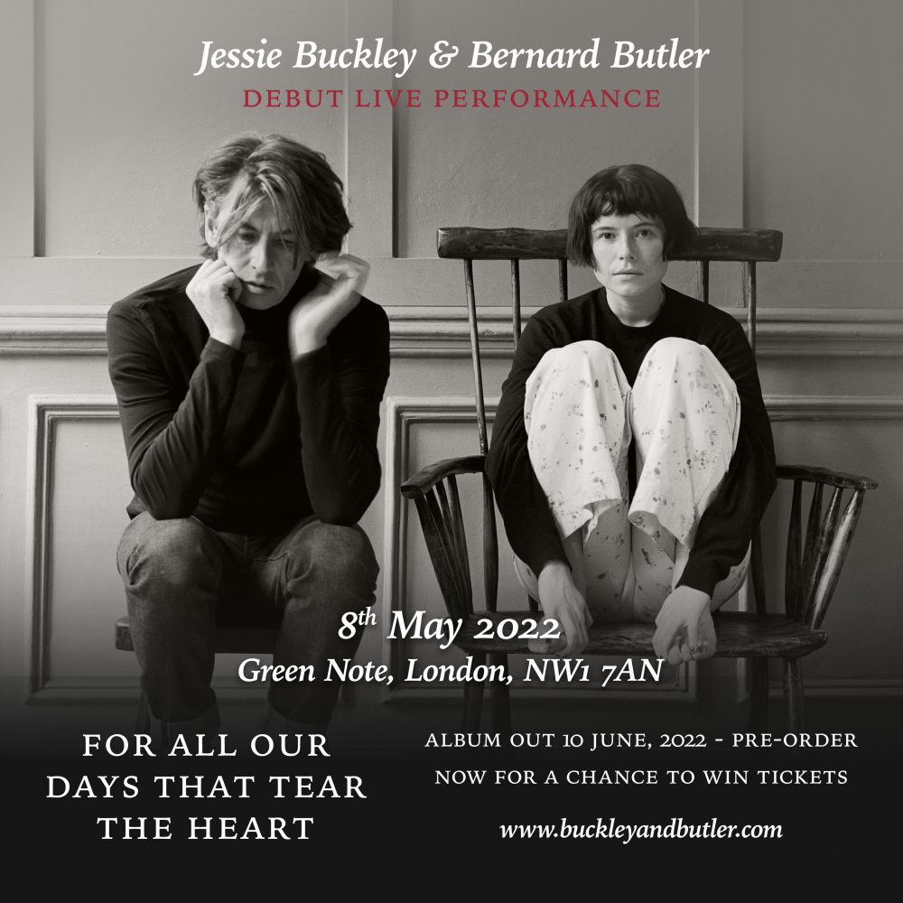 Jessie Buckley & Bernard Butler: New Album, Pre-order And Live...