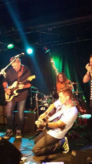 Alex Lifeson, Ryan Brown, Keram and Marty Stelnick live at Supermarket in Kensington Market, Toronto - August 12th 2014 - photo credit: Aimee Lynn Chadwick