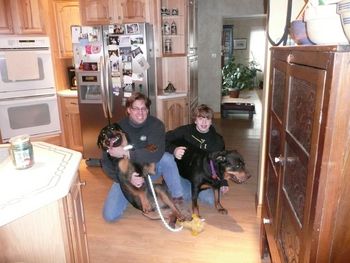 Meet Scott, Chris, Summer and Toby.  Toby was surrendered by a local family who could no longer take care of him. He is now with his new family that graciously opened their home and hearts to both him and Summmer
