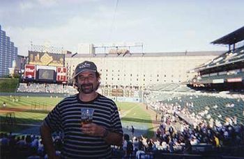 I love baseball. I caught a game at Camden Yards when playing nearby in Washington DC.
